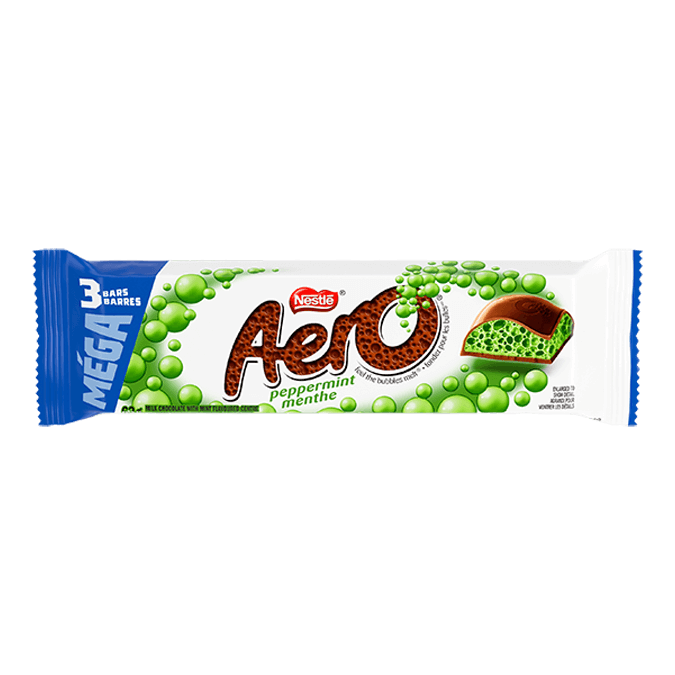 AERO Peppermint Share-Size Milk Chocolate Bar
