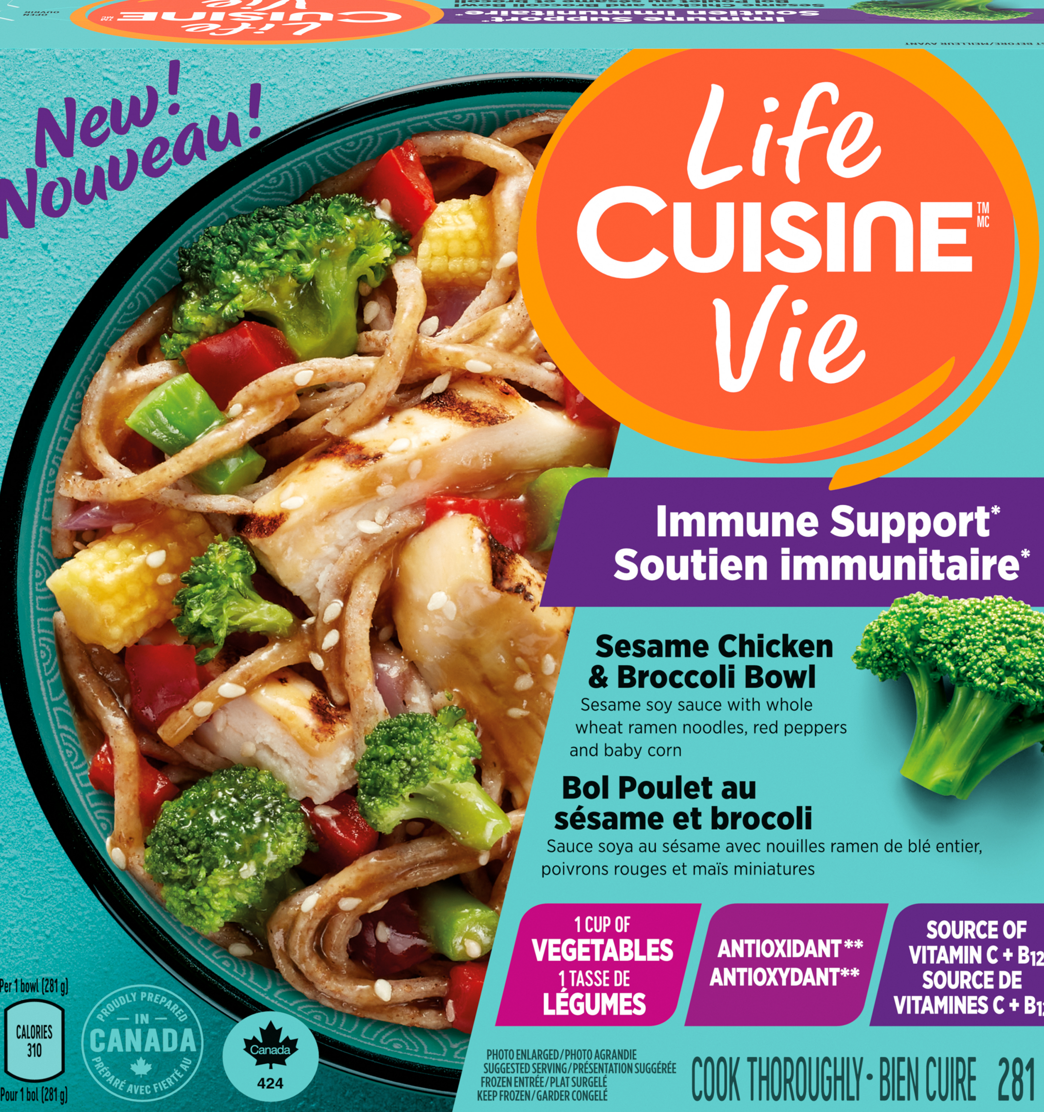 LIFE CUISINE Sesame & Bowl | Made with nestle
