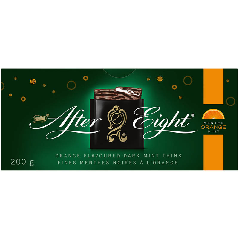 Chocolat AFTER EIGHT Orange; Dark Mint Collectible Holiday Tin