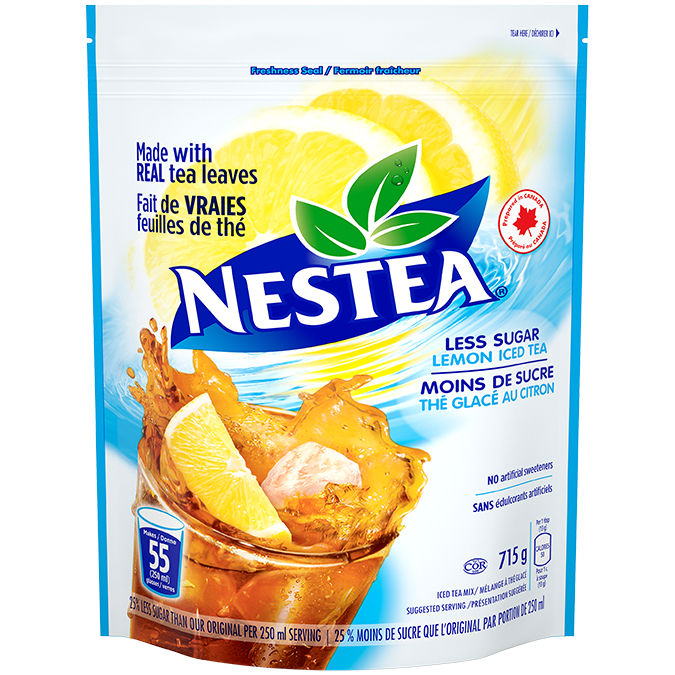 NESTEA Iced Tea Mix Less Sugar Nestlé Canada