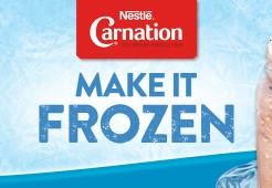 Carnation make it frozen banner